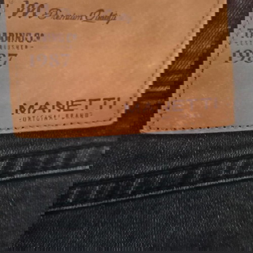Ανδρικό τζιν Manetti Νο 34 μαύρο σαν καινούργιο