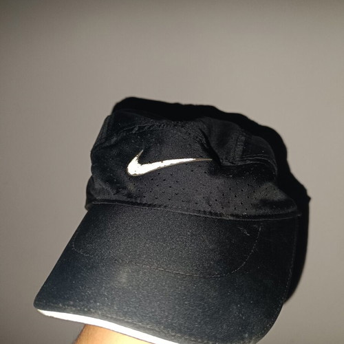Nike Reflective Dri Fit Cap used, black, one size