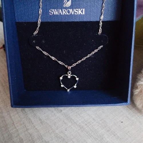 Swarovski pendant with zirconia, new