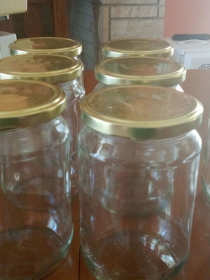 Glass jars pack, unused