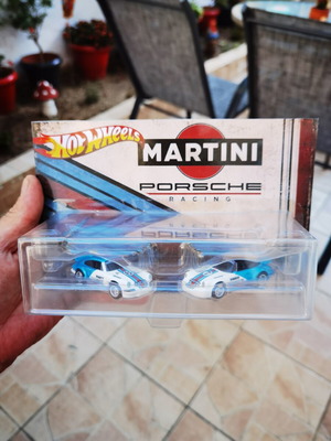 Hot Wheels Custom Porsche Set 911 Martini Like New