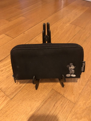 Disneyland Paris collectible wallet used, black, 2002-2003