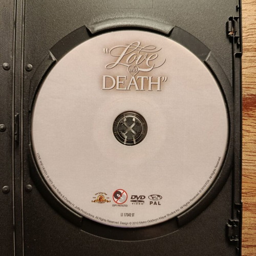 Love and Death DVD used with Greek subtitles