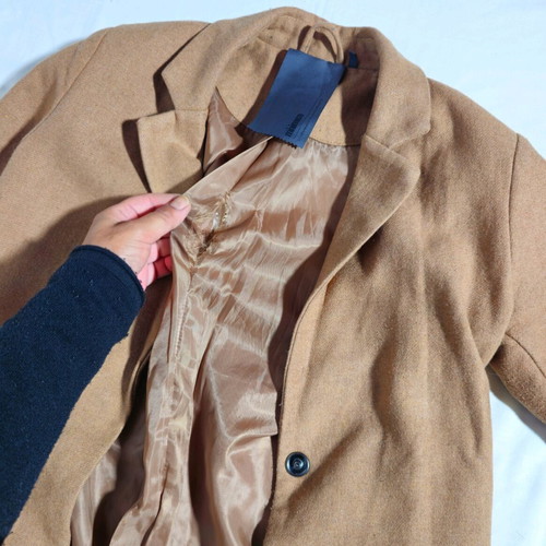 Vintage Minimum wool blend long coat like new, camel color