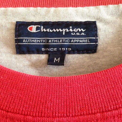 Champion vintage sweatshirt red size M used, faded