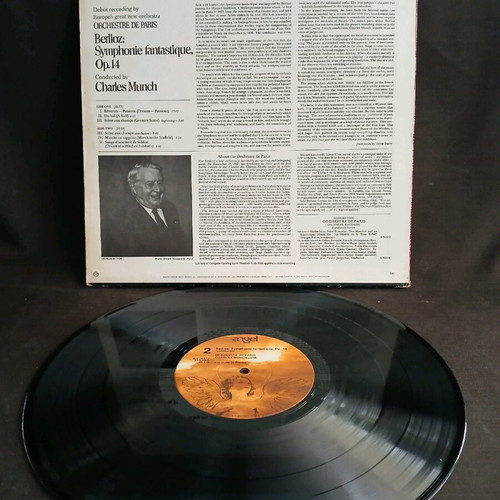 Orchestre De Paris Berlioz Symphonie Fantastique vinyl used, classical