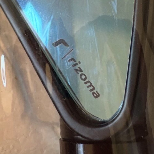 Rizoma style motorcycle mirrors new