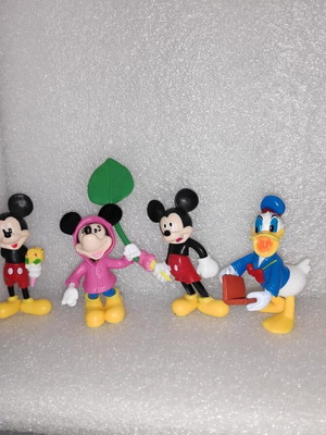 Disney Mickey Mouse figure set of 6, like new, 6-8cm