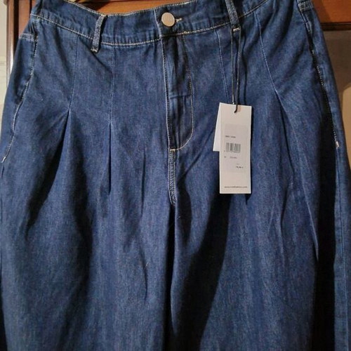 Mat Fashion wide leg denim pants new, size M, blue