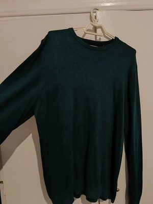 Funky Buddha long-sleeve knitted shirt XL new green