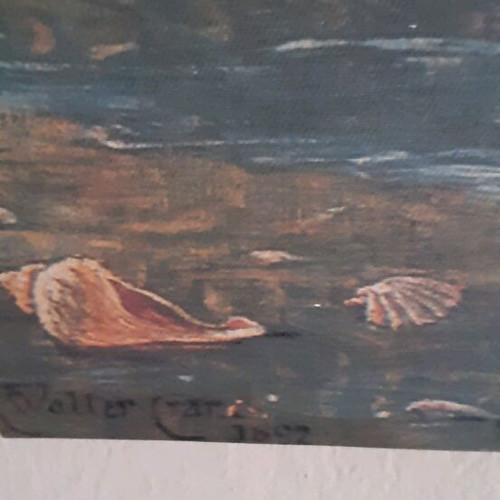 The Horses of Neptune painting used by Walter Crane