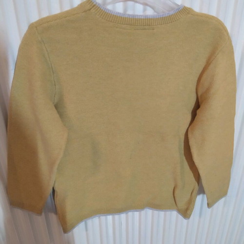 Zara knitted kids sweater like new, mustard color, age 2-3