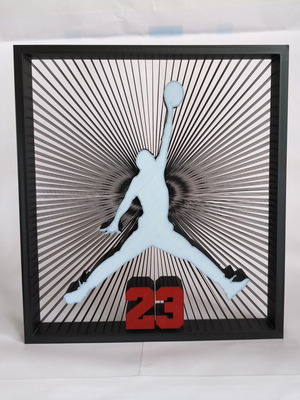 Michael Jordan 3D διακοσμητική κορνίζα καινούργια