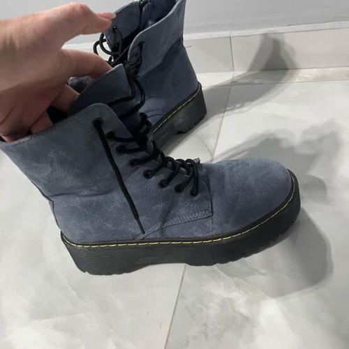 Blue ankle boots size 39 like new