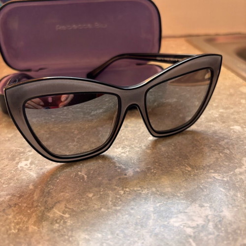Rebecca Blu women's sunglasses like new, black acetate frame