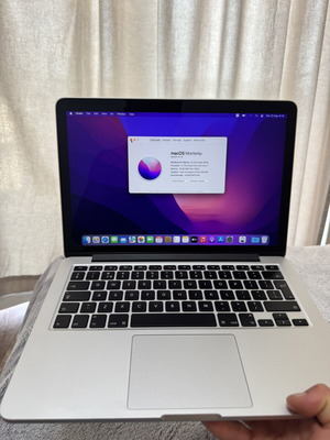 MacBook Pro Retina Display 13.3” Silver, 16GB RAM, 500GB SSD