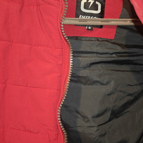 Emerson Genius sleeveless puffer vest size S like new, red