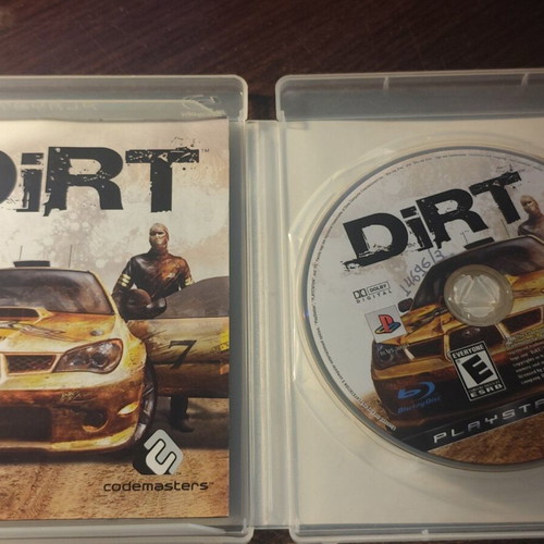 Dirt παιχνίδι PS3 μεταχειρισμένο με θήκη και μέσα με σημάδια χρήσης