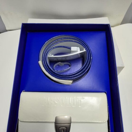 Absolut Vodka collectible case with belt and pouch new