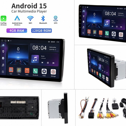 Android15 Car Multimedia 7" New with 4GB RAM and 128GB ROM