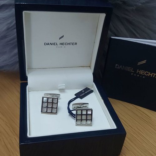 Daniel Hechter Men's Cufflinks with Mother of Pearl New