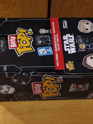 Funko Bitty Pop Star Wars like new, box of 36 sealed mystery bags