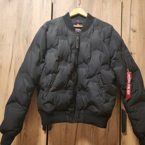 Alpha Industries bomber jacket like new, men's black, size L