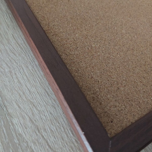 Cork Bulletin Board like new with wooden frame 45x60cm