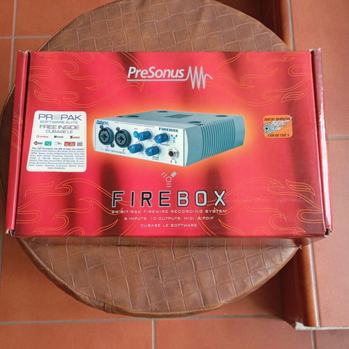 Presonus Firebox audio interface used, 24-bit 96k Firewire recording