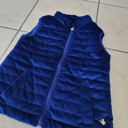 Girls vest SugarFree like new, size 8, blue