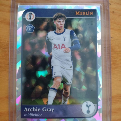 Topps Merlin Refractor Archie Gray Rookie Card like new