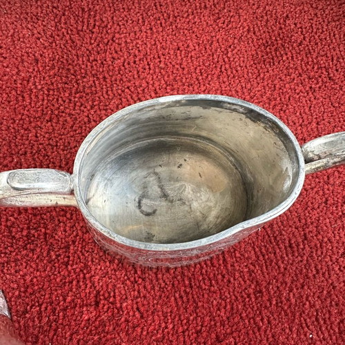 Vintage silver-plated set used