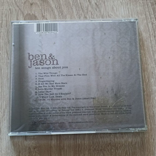 Ben & Jason Ten Songs About You CD used