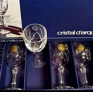 Κολονάτα ποτήρια λικέρ Cristal D'arques "Lude Taille Loire" 24% pbo France