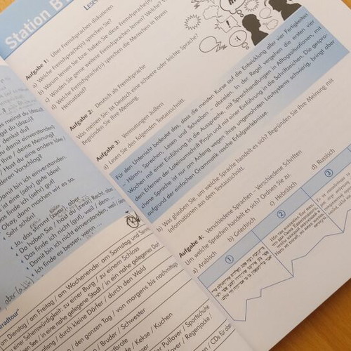 Station B1 Arbeitsbuch German language workbook like new