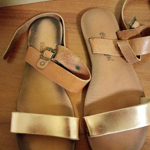 H&M Brown Sandals like new, size 38, pair