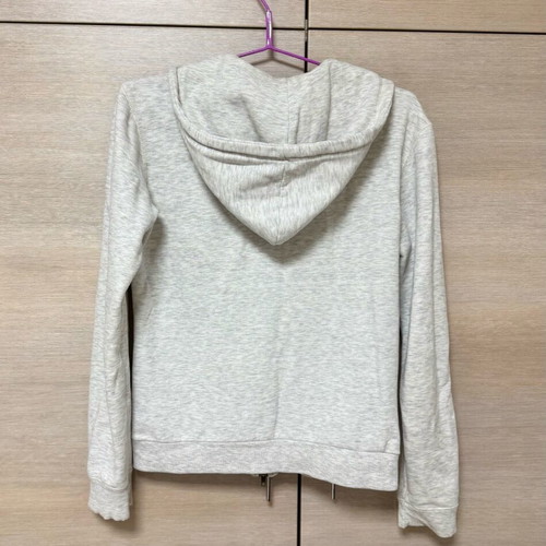 Oysho cotton zip-up hoodie sweater cardigan like new, grey beige