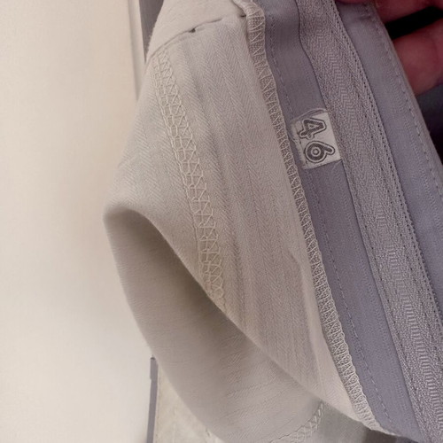Old River suit used, light gray, size Large