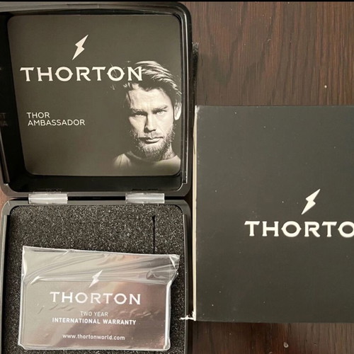Thorton 9004231 watch new with fabric strap and 30m water resistance