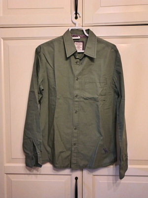 Bershka shirt size S like new, green