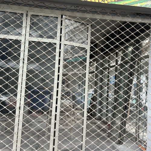 Aluminum folding sliding door like new, large dimensions
