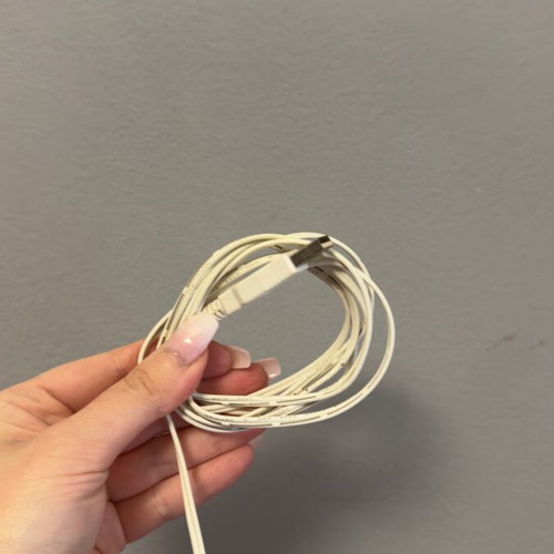 Heart-shaped lamp used, pink with USB connection