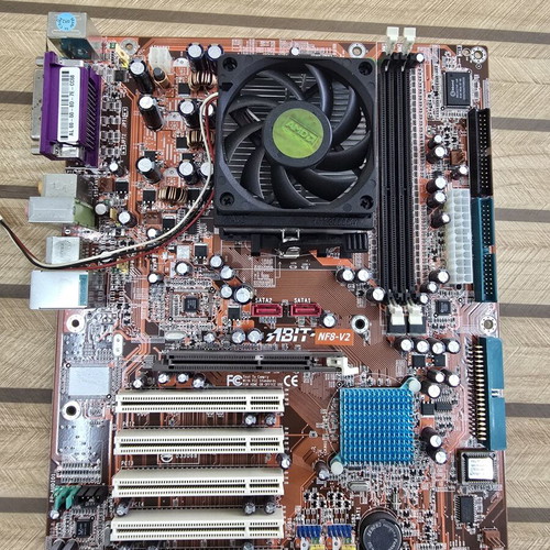 Abit NF8 V2 nForce3 motherboard like new for socket 754