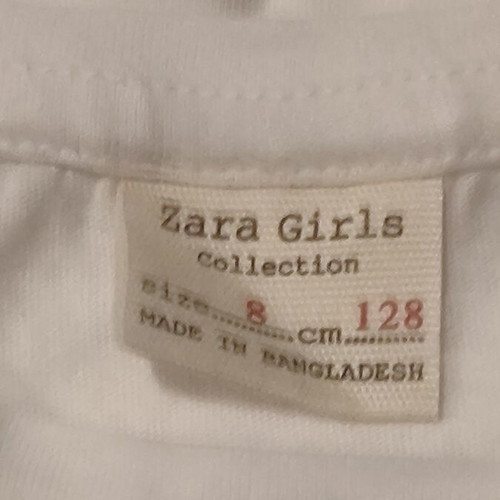 Zara blouse size 8 (128 cm) like new