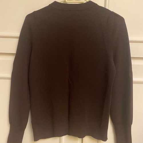 Brown chocolate women's sweater like new with nice knit