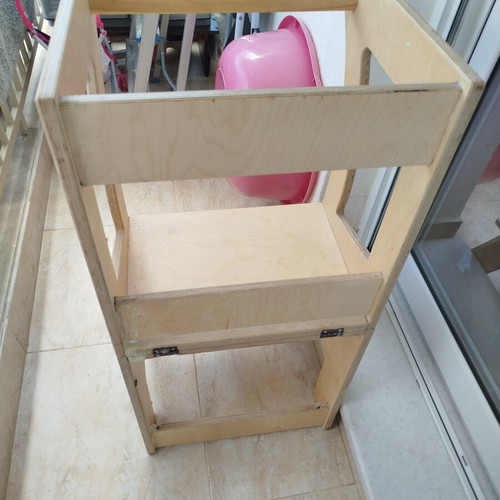 Learning Tower Handmade, Like New, Plywood Convertible Desk