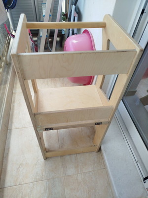Learning Tower Handmade, Like New, Plywood Convertible Desk