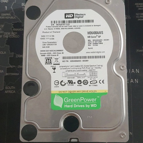 Western Digital Caviar 640GB like new