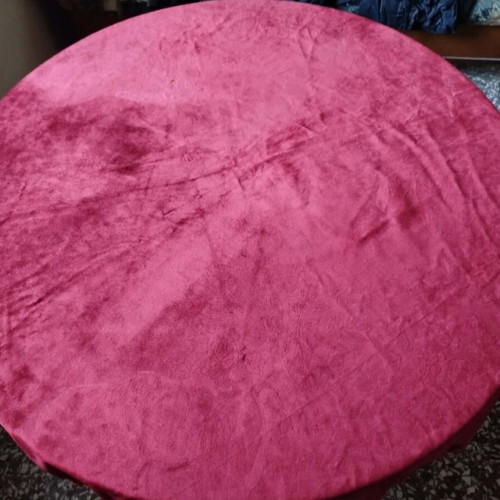 Rotonda table used with red tablecloth