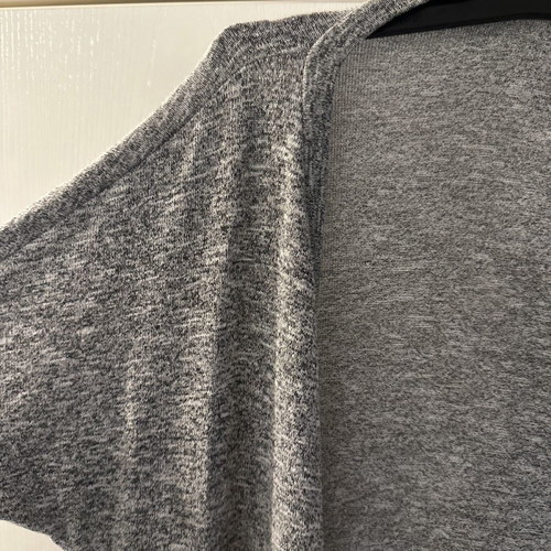 Pink Woman cardigan gray used, size medium, long